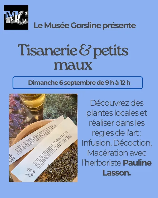 Atelier "Tisanerie et petits maux"