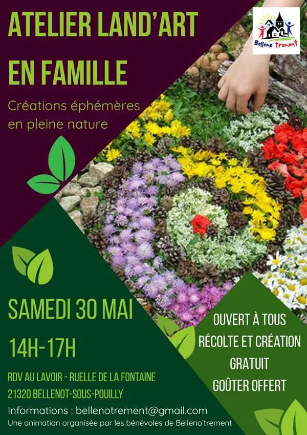 Atelier Land'Art en famille- Bellenot sous Pouilly