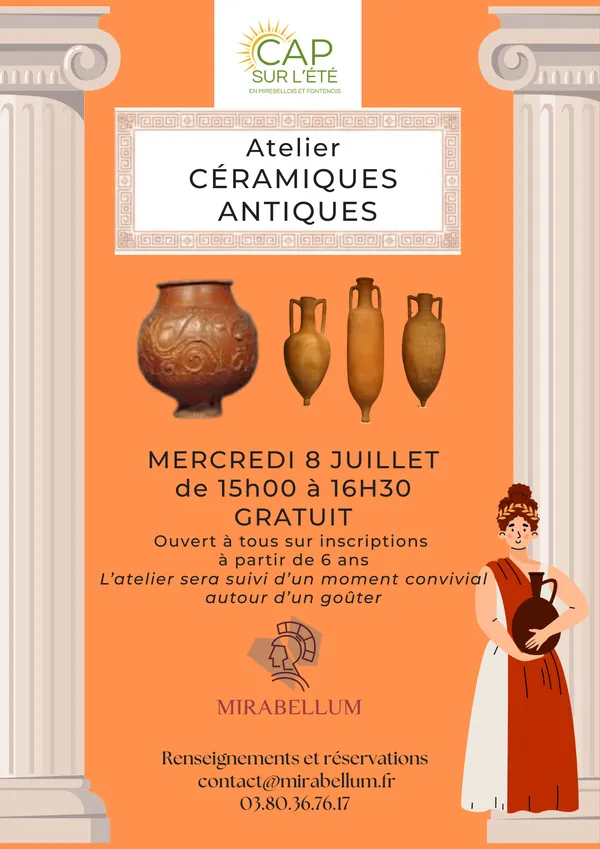 Atelier céramiques antiques