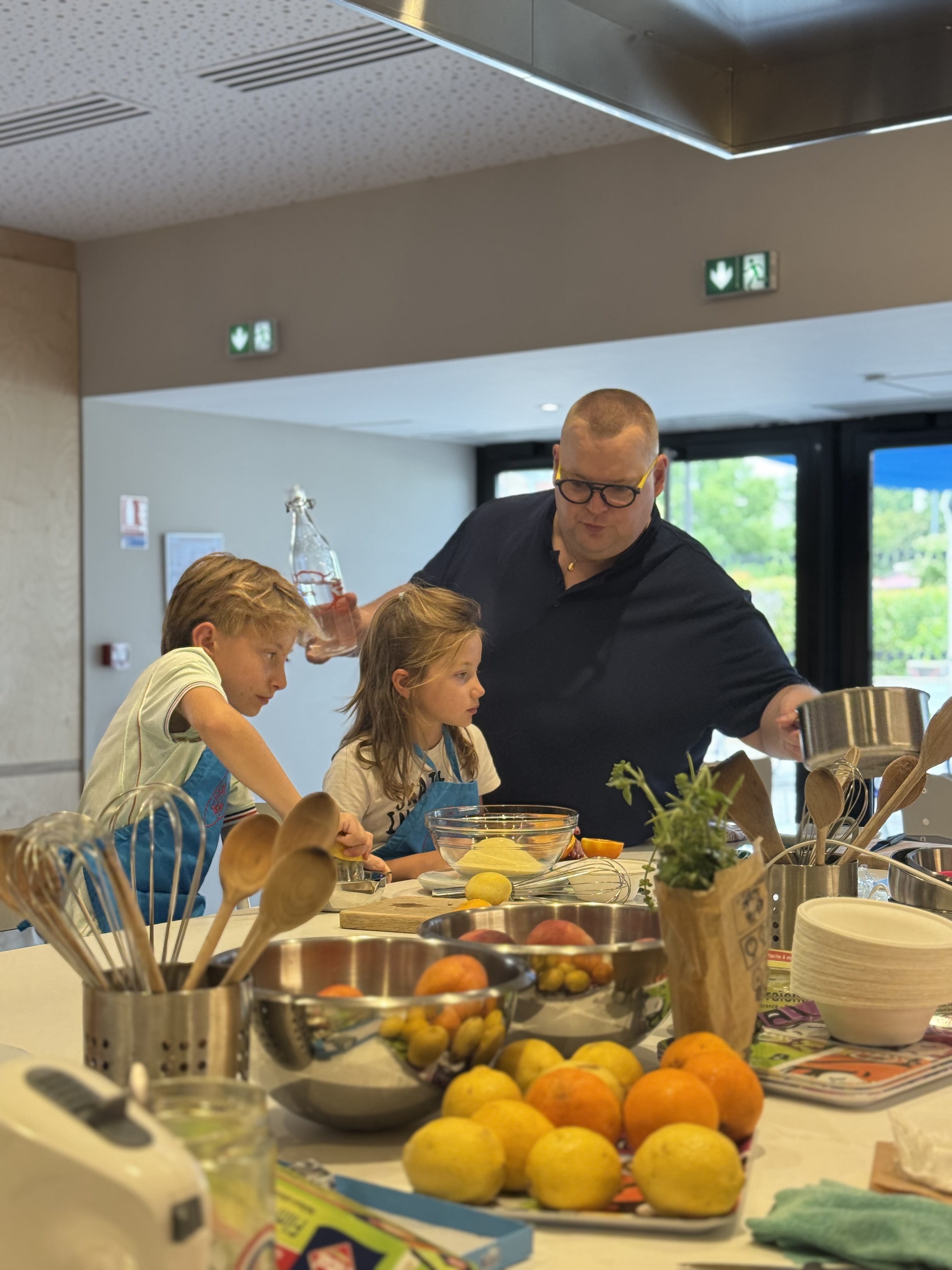 Atelier cuisine avec un chef