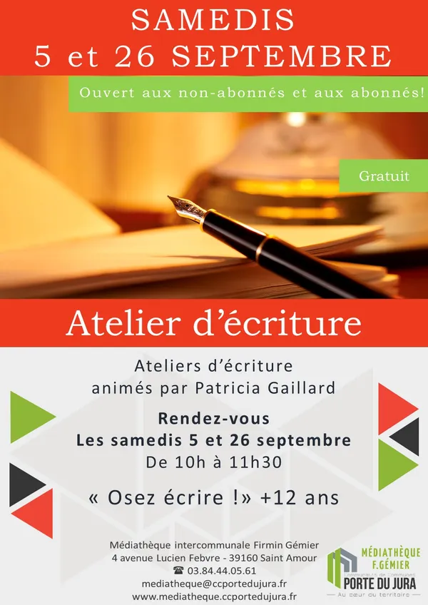 Atelier d'écriture