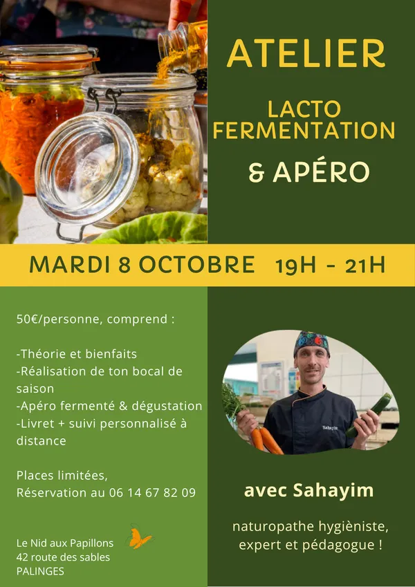 Atelier cuisine de Lacto fermentation