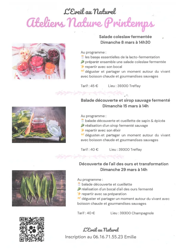 Atelier nature printemps