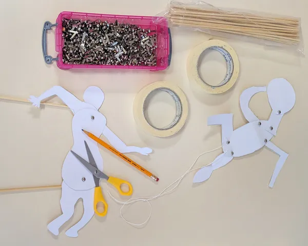 Atelier 7-12 ans / Atelier fabrication d’un pantin