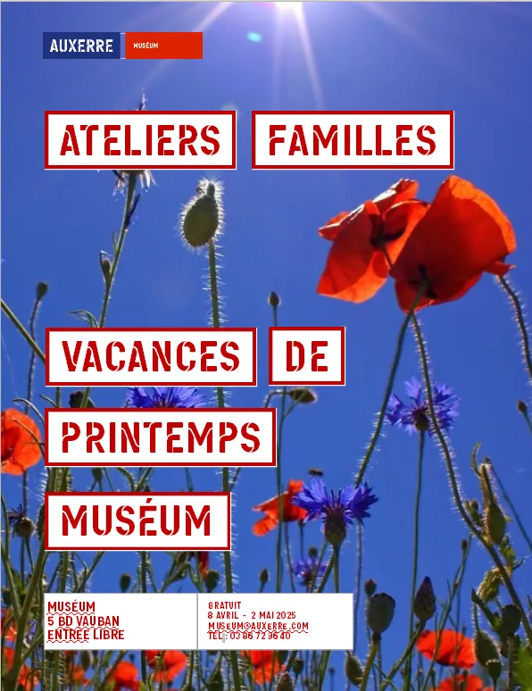 Ateliers Famille, vacances de printemps