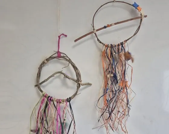 Atelier manuel "un attrape-rêves très nature"