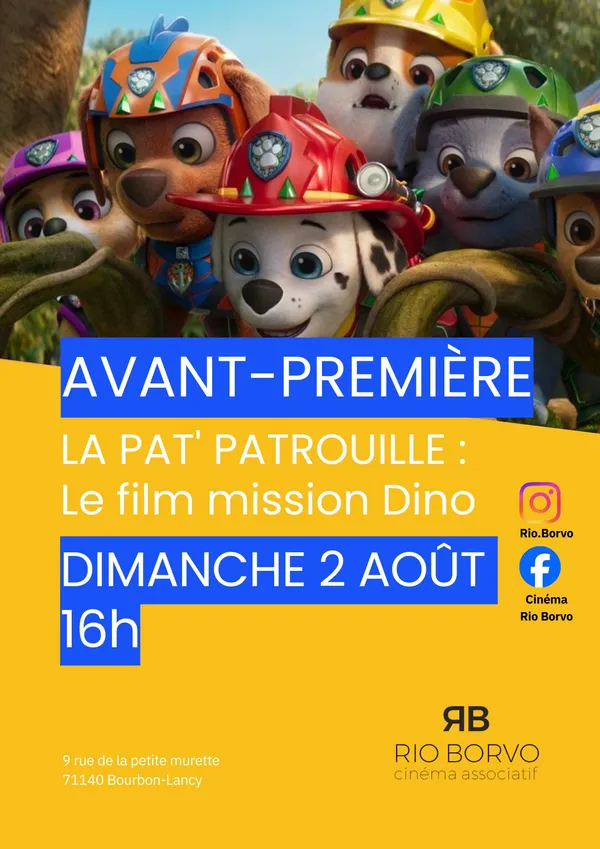 Avant-première : La Pat' Patrouille : Le film mission Dino