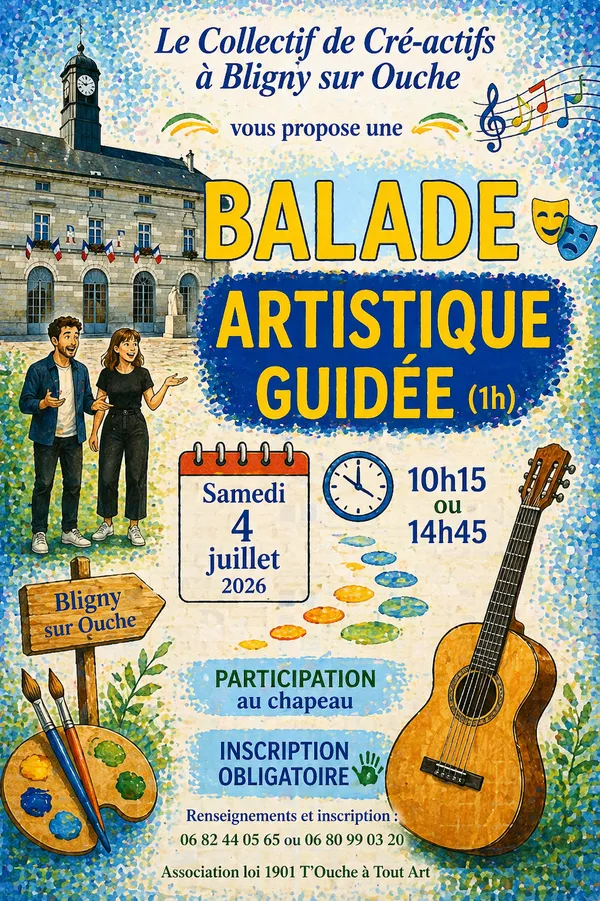 Balade artistique guidée- Bligny sur Ouche