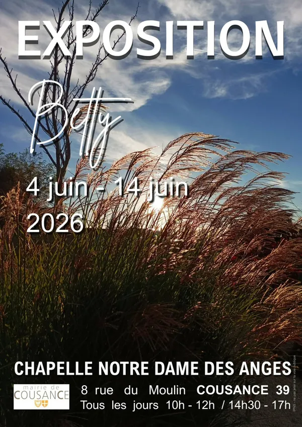 Betty expose à la Chapelle Notre Dame des Anges