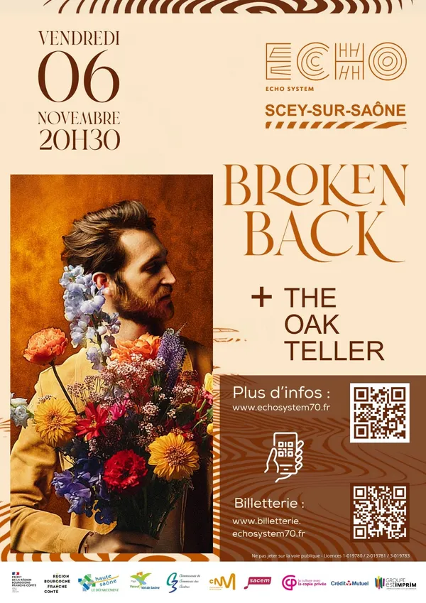 BROKEN BACK + OAK TELLER