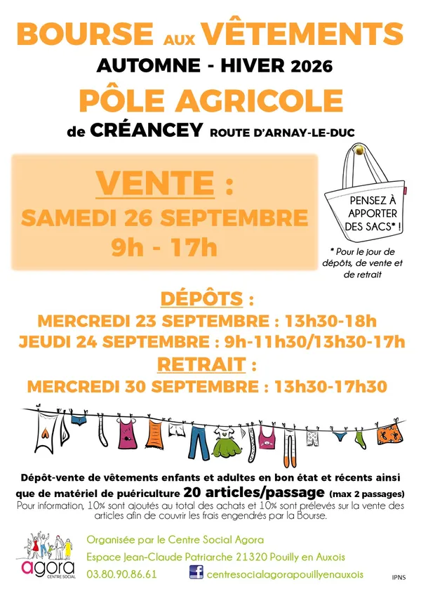 Bourse aux vêtements Automne/Hiver