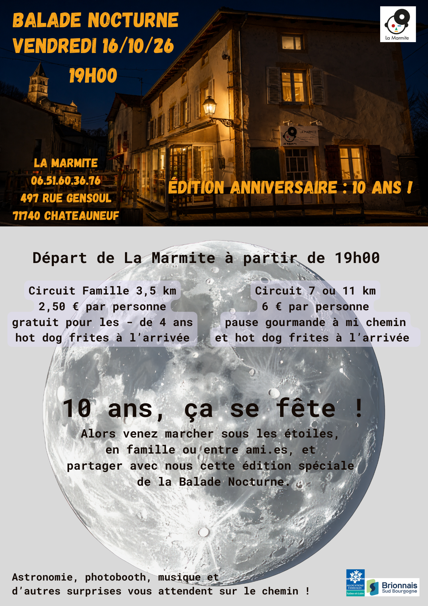 Balade nocturne : édition anniversaire
