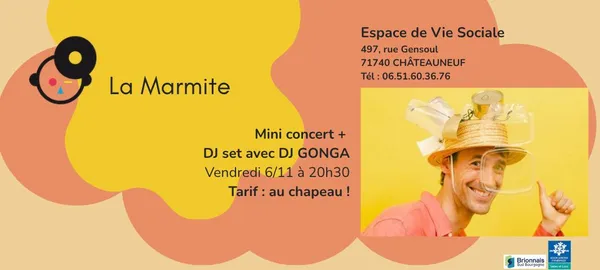 Concert et dj set de GONGA