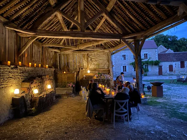 Banquet champêtre à la ferme