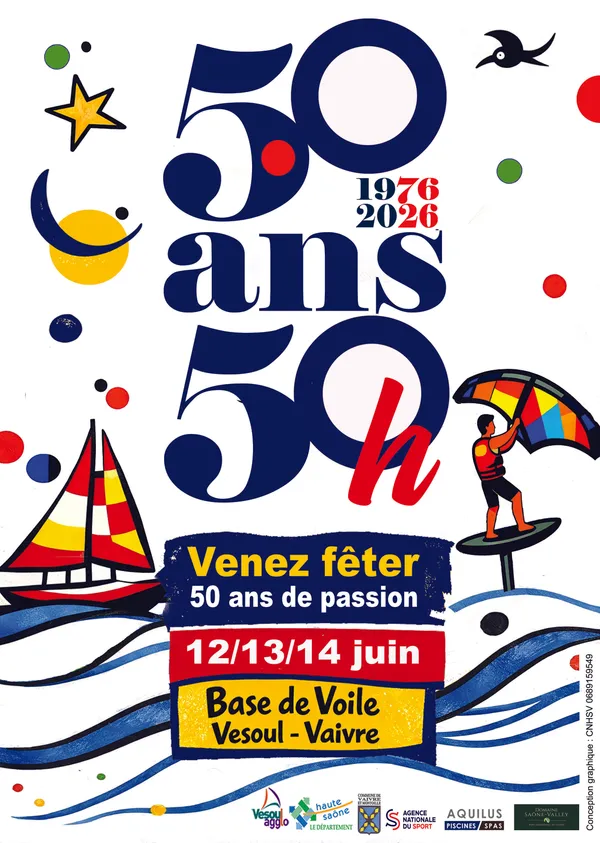 Premier jour des 50 ans de la base de voile