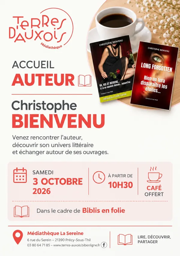 Rencontre auteur - Christophe Bienvenu