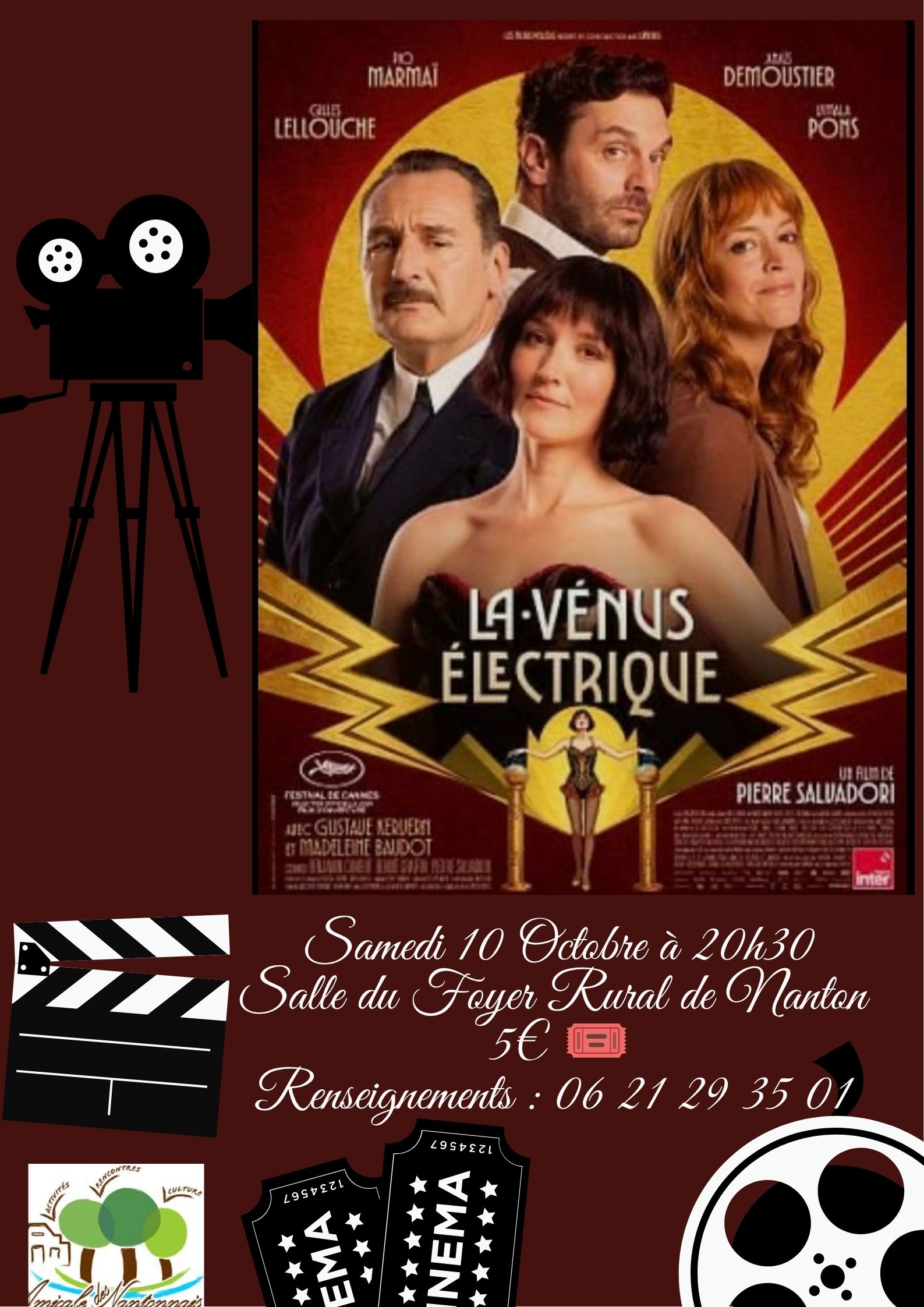 Projection film : La Vénus électrique