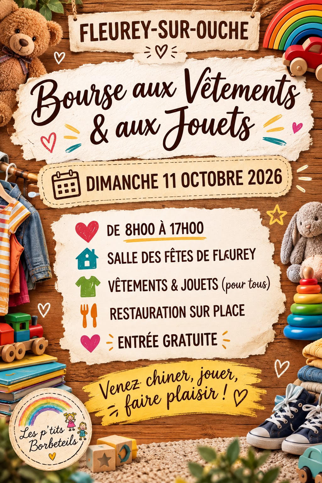 Bourse aux vêtements & aux jouets