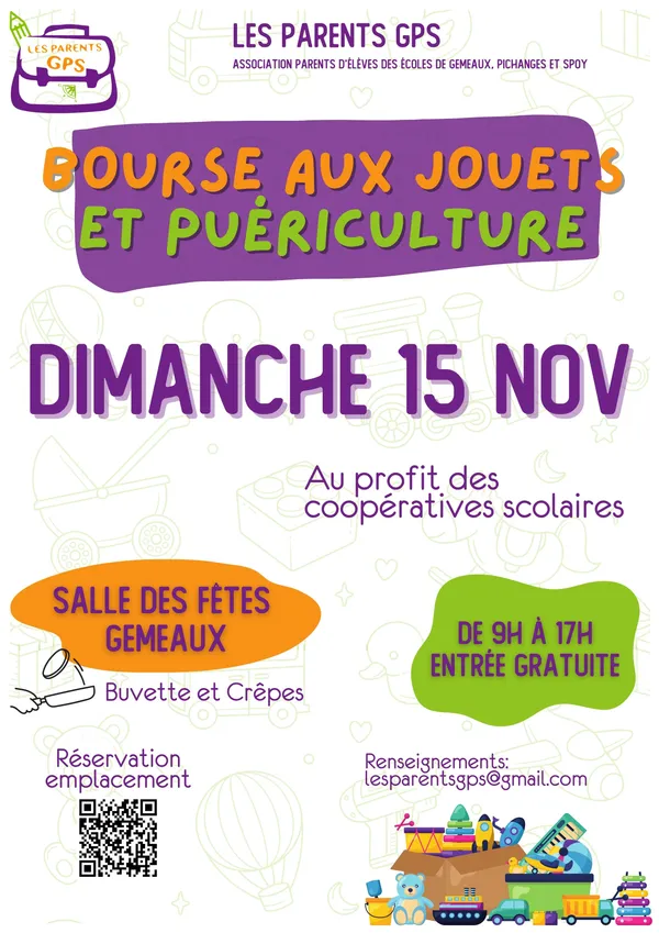 Bourse aux Jouets, Puériculture, Livres et Vêtements enfants