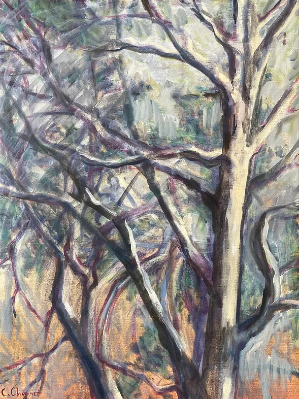Exposition de peintures - Catherine Chopinet, Arbres en lumière