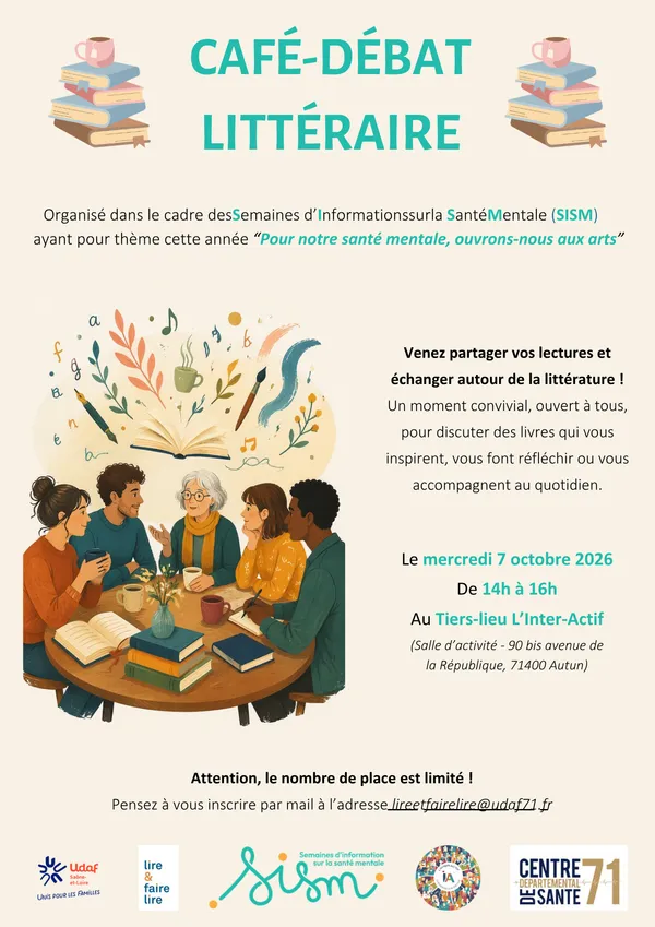café débat littéraire