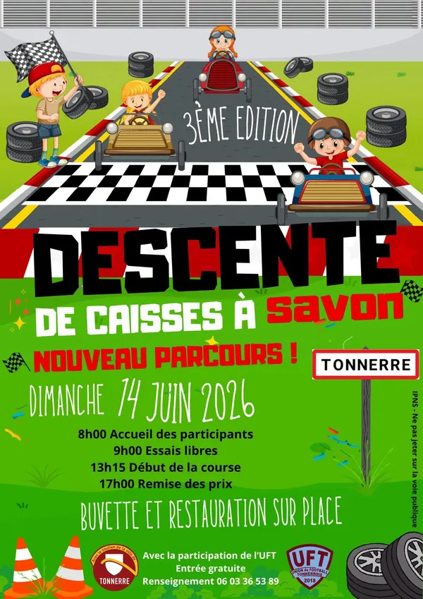 Descente de caisses à savon