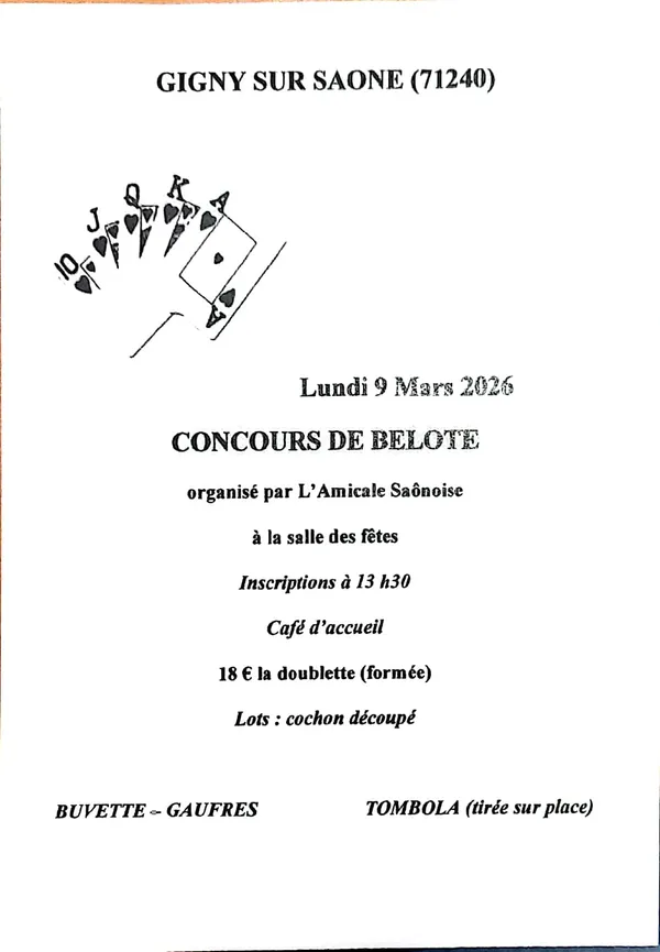 Concours de Belote