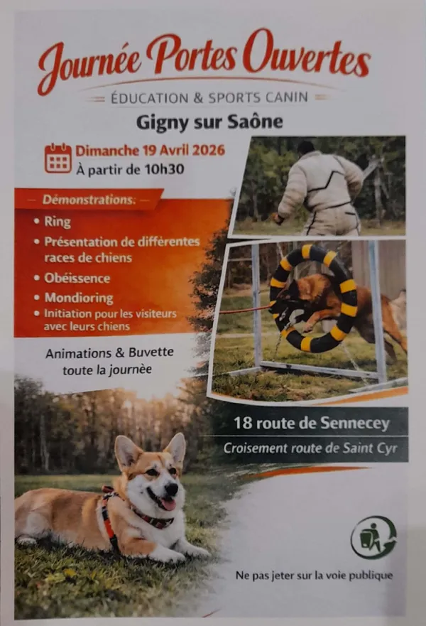 Journée Portes Ouvertes Education & Sport Canin