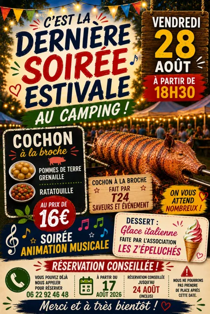 Soirée - Cochon à la Broche