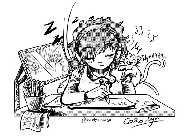Dessin manga par Caro-Lyn