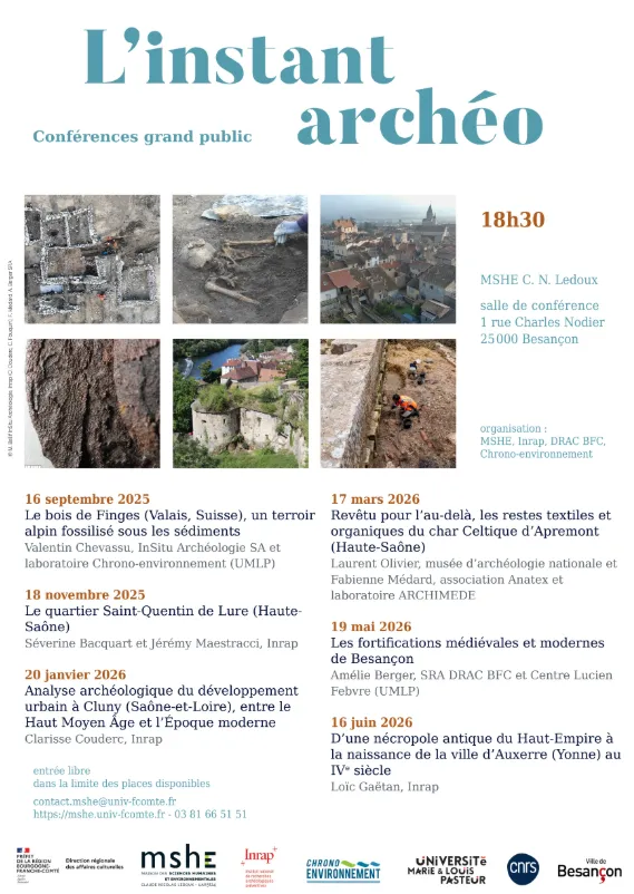 L'instant archéo : D’une nécropole antique du Haut-Empire à la naissance de la ville d’Auxerre (Yonne) au IVe siècle