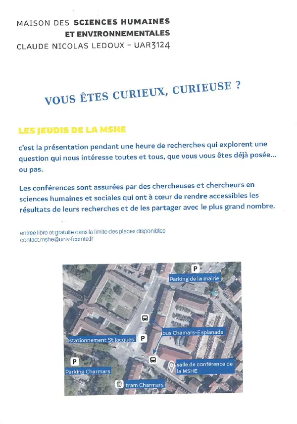 Les Jeudis de la MSHE