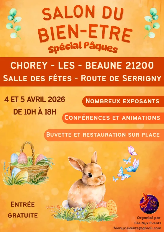 Salon du Bien-Être – Spécial Pâques
Chorey-lès-beaune