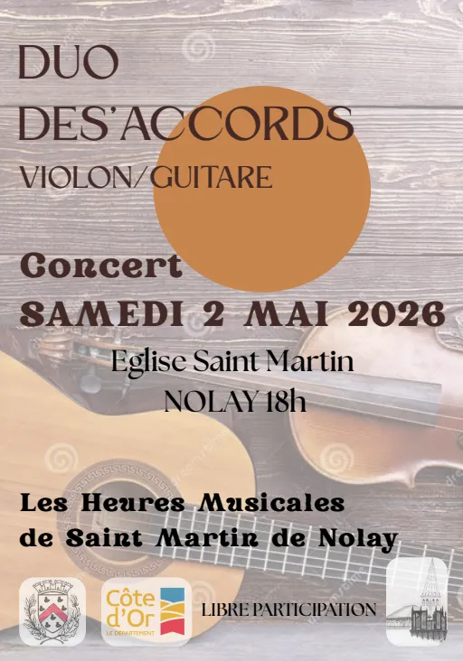 Concert Duo Des' Accords Violon, Guitare