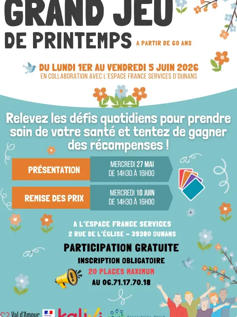 Grand jeu de printemps à Ounans !
