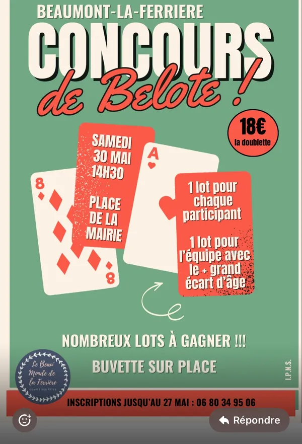 Concours de belote