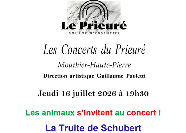 Les concerts du Prieuré