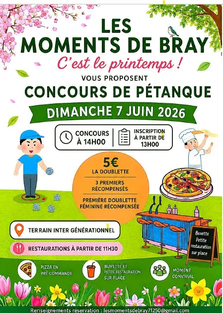 Les Moments de Bray: concours de pétanque