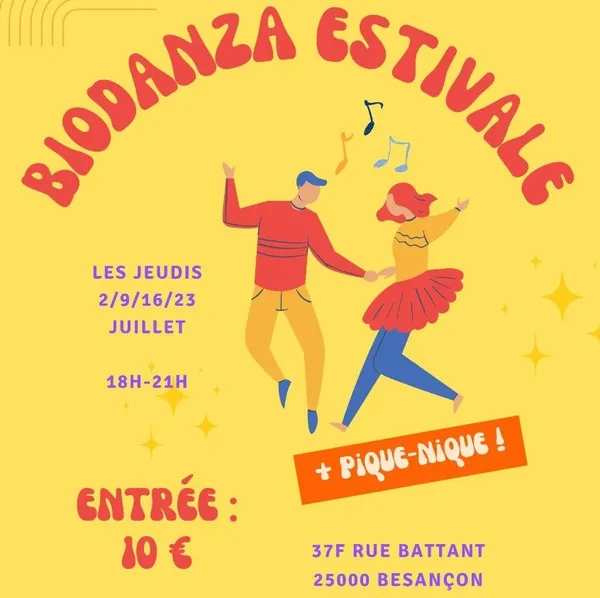 Les Estivales de la Biodanza à Besançon