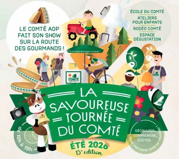 La savoureuse tournée du comté