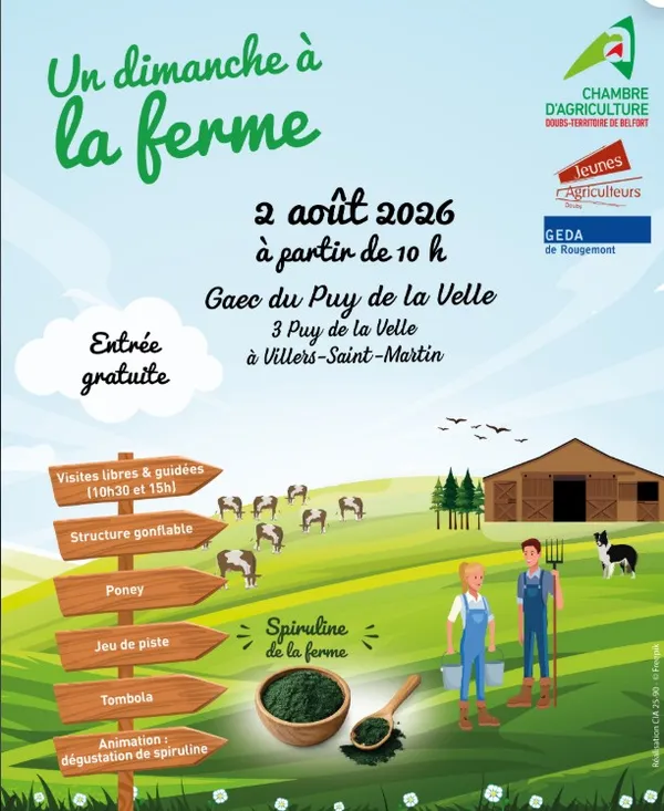 Un dimanche à la ferme (Spiruline du Doubs)