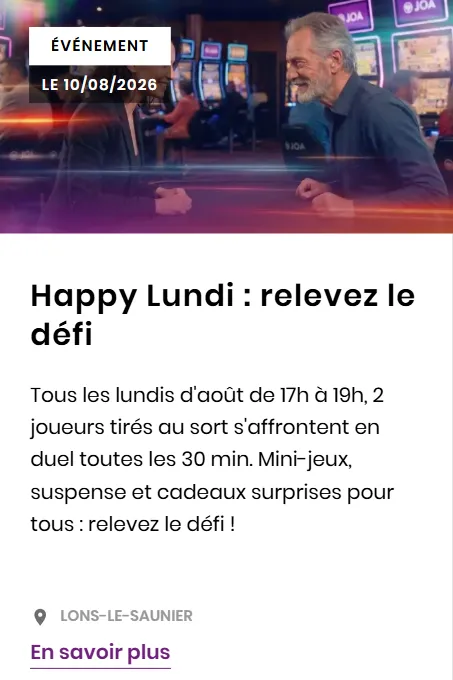 Happy Lundi : relevez le défi