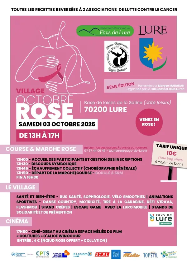 VILLAGE OCTOBRE ROSE - course et marche