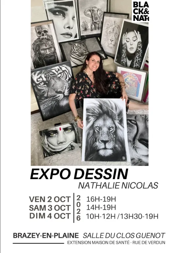 Exposition dessin par Nathalie Nicolas