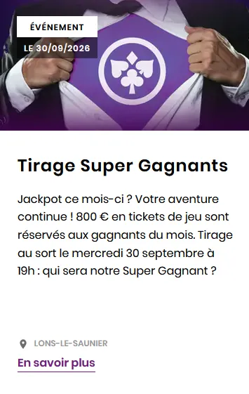 Tirage super gagnant