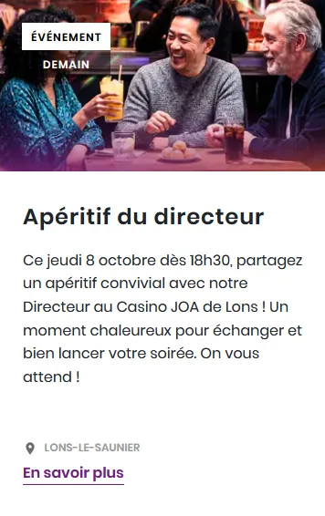 Apéro du Directeur