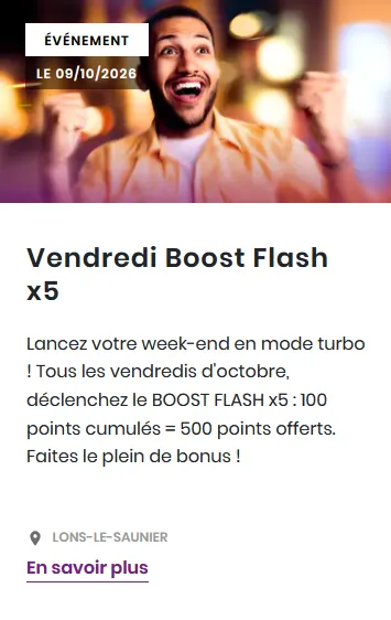 Vendredi boost flash x5