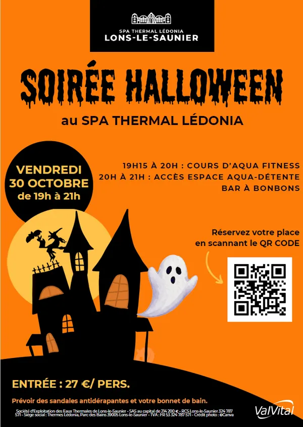 Soirée Halloween au spa