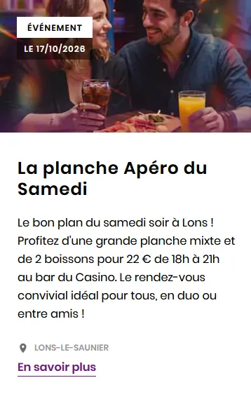 La planche Apéro du samedi