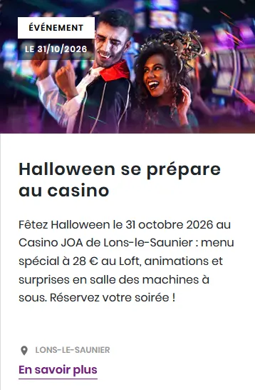 Halloween au Casino Joa